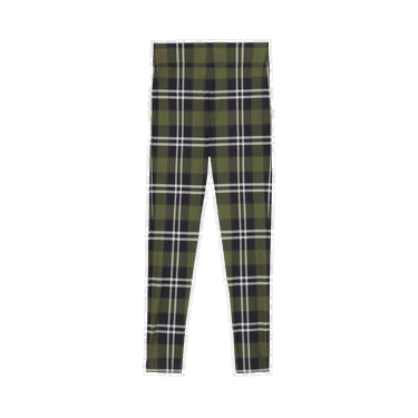 Tajice Burberry Tully Check Leggings Zelena | 8055847, 0