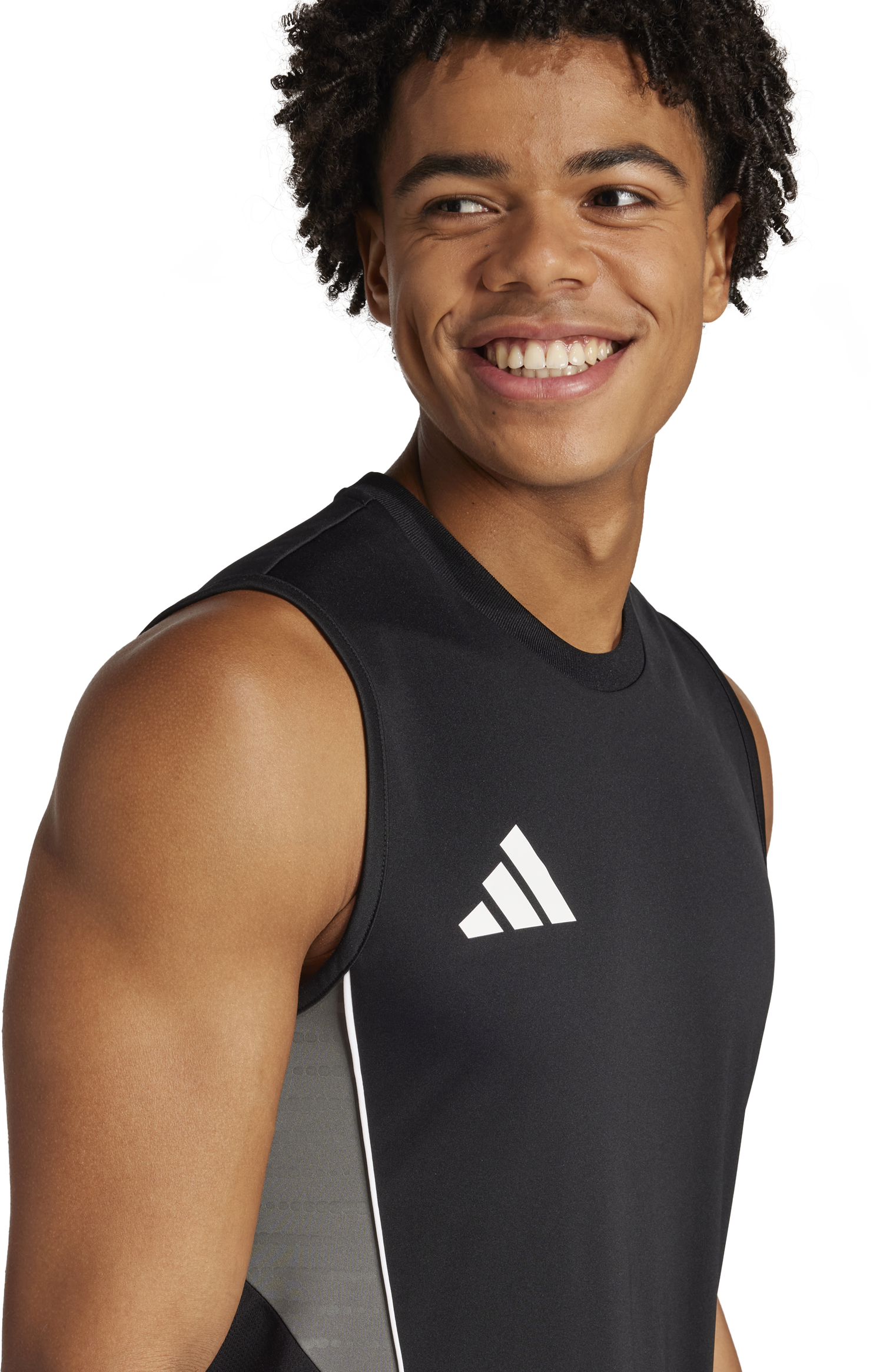Majica bez rukava adidas Originals Adidas Tiro 25 Sleeveless Jersey Crna | jj1521, 1