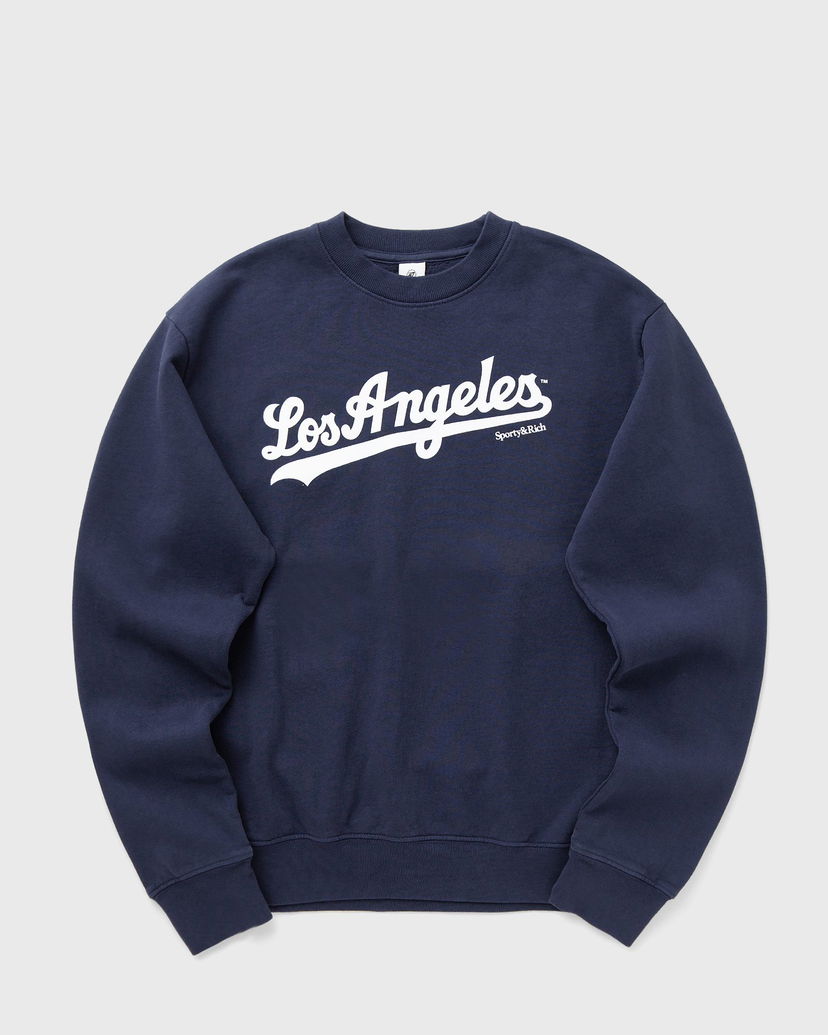 Dukserice Sporty & Rich Sporty & Rich Los Angeles Dodgers Crewneck Sweatshirt Tamnoplava | ST071627667BL106