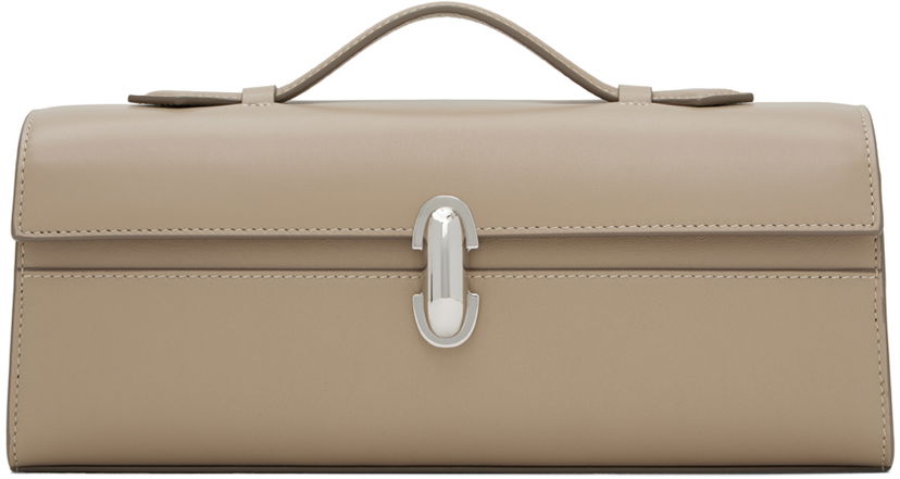 Ručna torbica Savette Taupe Slim Symmetry Pochette Bag Bež | H-014-01-01
