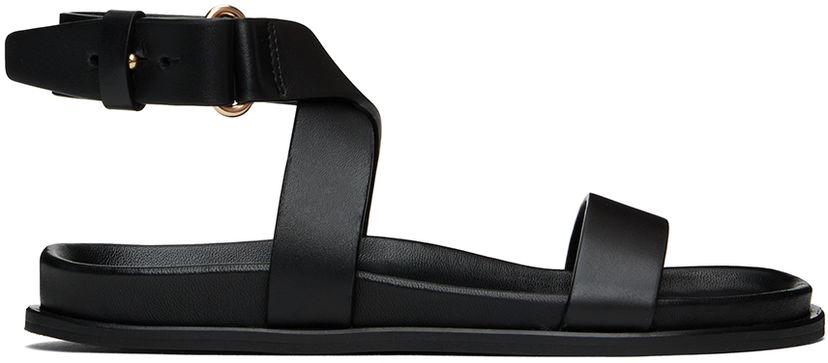 Tenisice i cipele TOTEME The Chunky Leather Sandals Crna | 243-WAS2047-LE0035