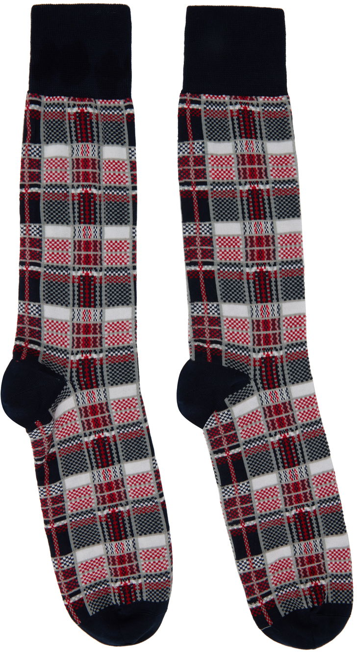 Čarape Thom Browne Thom Browne Check Socks Višebojno | MAS155A-Y3012