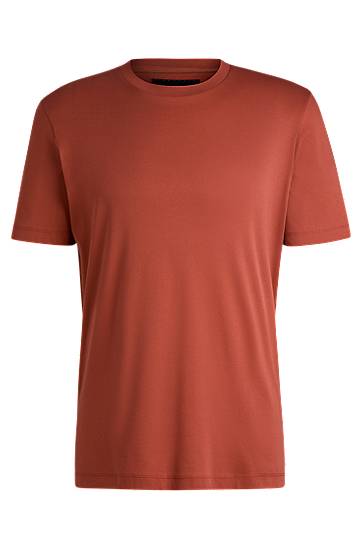 Majica kratkih rukava BOSS Mercerized Cotton Regular Fit T-Shirt Crvena | 50509277
