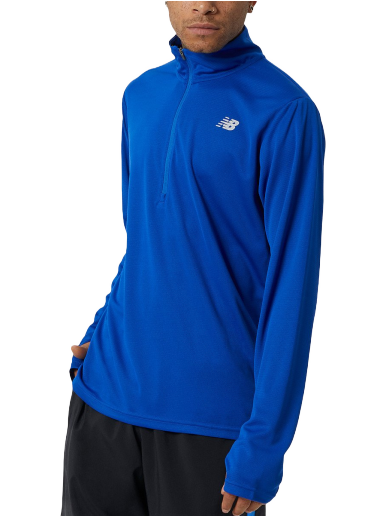 Jakna New Balance 5K Half-Zip Jacket Tamnoplava | mt21214-try