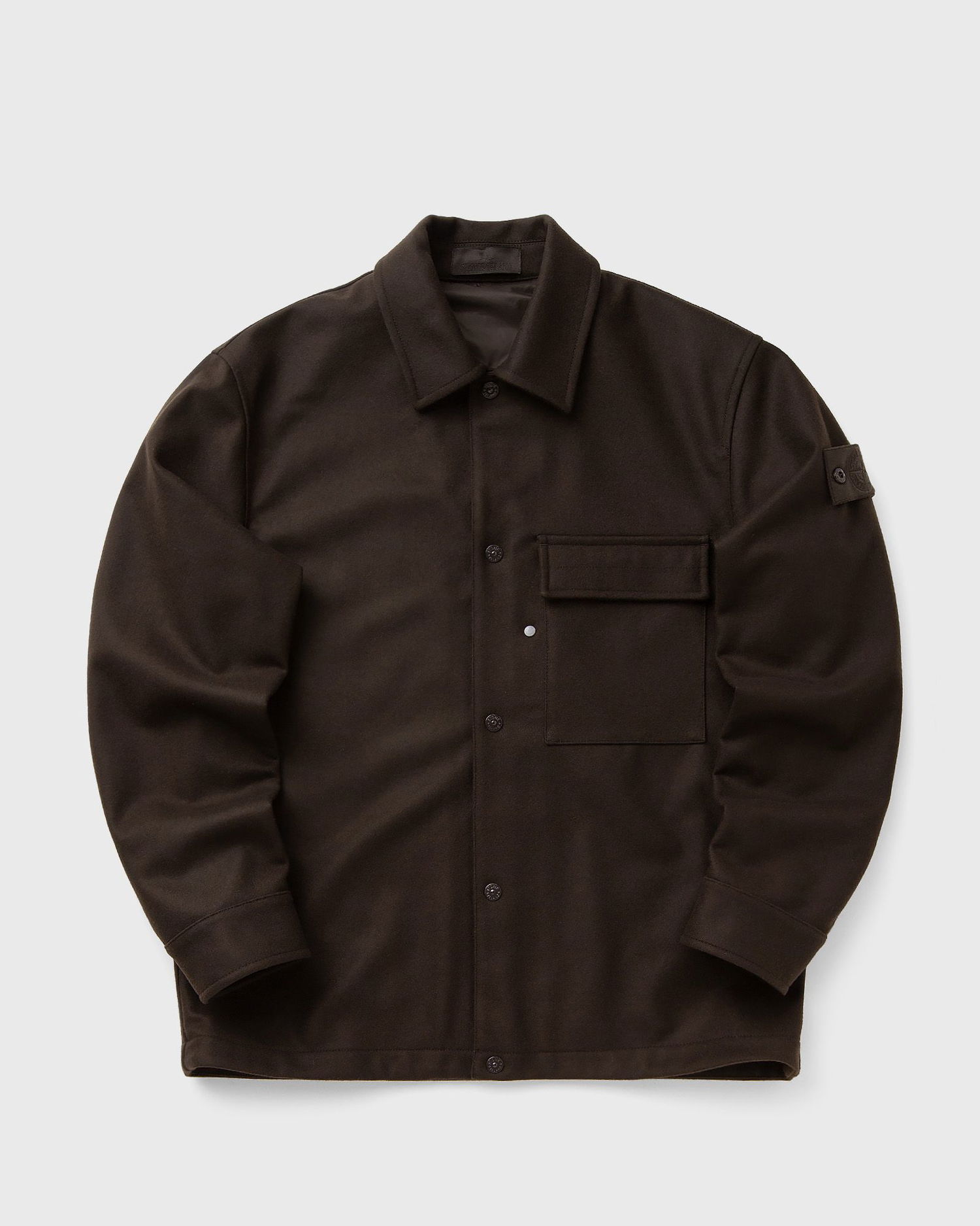 Košulja Stone Island Wool Overshirt Smeđa | K2S151200028S0F24.V0070, 0