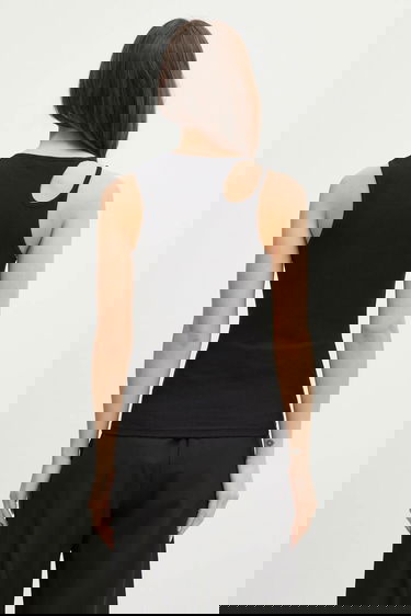 Majica bez rukava Ottolinger Ottolinger Dirndl Double Strap Tank Top Crna | 104.101004.01, 2