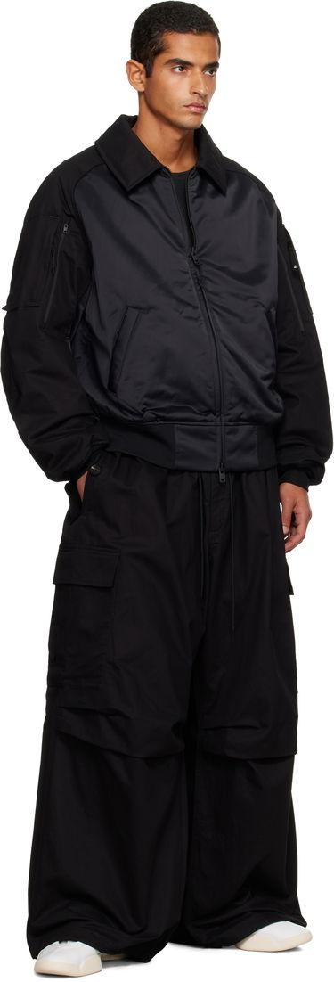 Bomber jakna Y-3 Y-3 UT Twill Bomber Jacket Crna | JY4554, 3