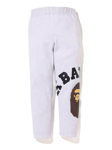 Trenirka BAPE Giant College Sweatpants Bijela | 1I80-152-005