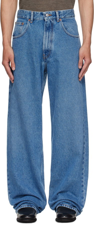 Jeans Maison Margiela MM6 Maison Margiela Wide-Leg Jeans Plava | SH0LA0023 M30018, 0