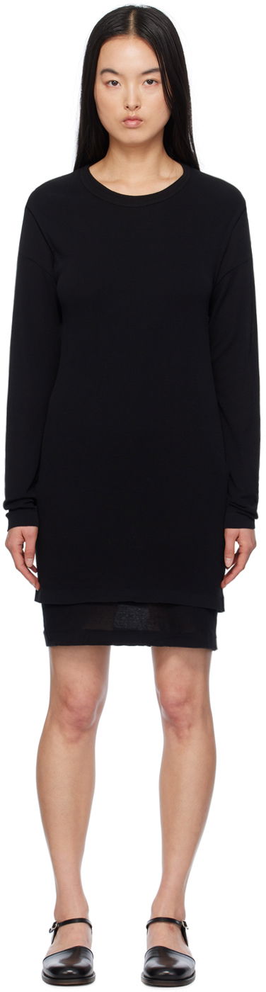 Haljina LEMAIRE Double Layer Minidress Crna | DR1066 LK1016