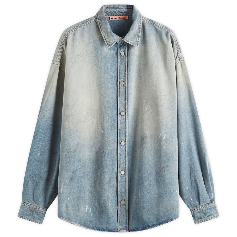 Košulja Acne Studios Acne Studios Setar U Trafalgar Denim Shirt, Size Large Plava | CB0103-228