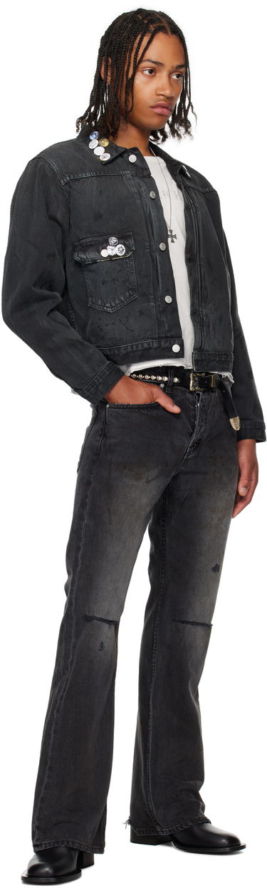 Jakna Enfants Riches Déprimés Enfants Riches Déprimés Type VII Pin Assemblage Denim Jacket Crna | 030-524, 3