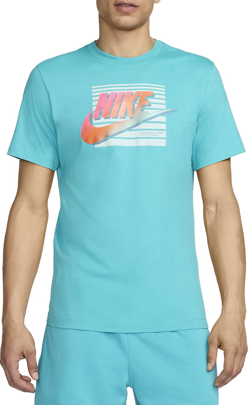 Majica kratkih rukava Nike M NSW TEE 6MO FUTURA Tirkiz | fq7995-345