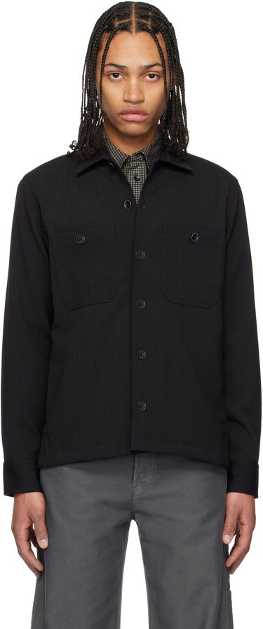 Košulja rag & bone Rag & Bone Hyde Striped Overshirt Crna | MBW24HA019TWML, 0