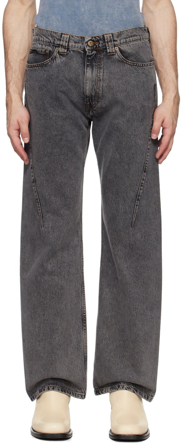 Jeans Y/PROJECT Black Paris' Best Jeans Crna | 207PA002