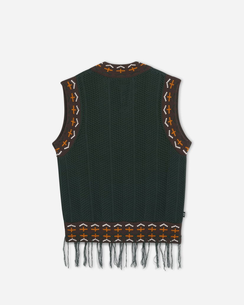 Prsluk adidas Originals CLOT by Edison Chen Crochet Vest Zelena | JP1606