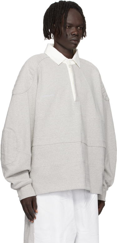 Polo majica HED MAYNER Hed Mayner Paneled Polo Siva | HMMB72021R-HB211, 1