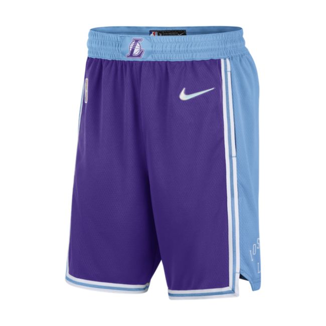 Kratke hlače Nike Los Angeles Lakers City Edition Dri-FIT NBA Shorts Ljubičasta | DB4138-504, 0