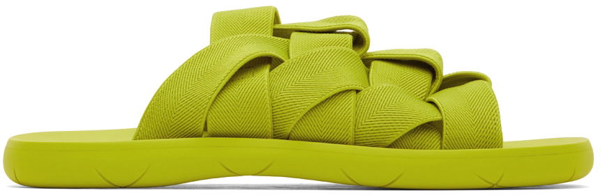 Tenisice i cipele Bottega Veneta Intrecciato Slides "Green" Zelena | 651402 V0GV0, 0