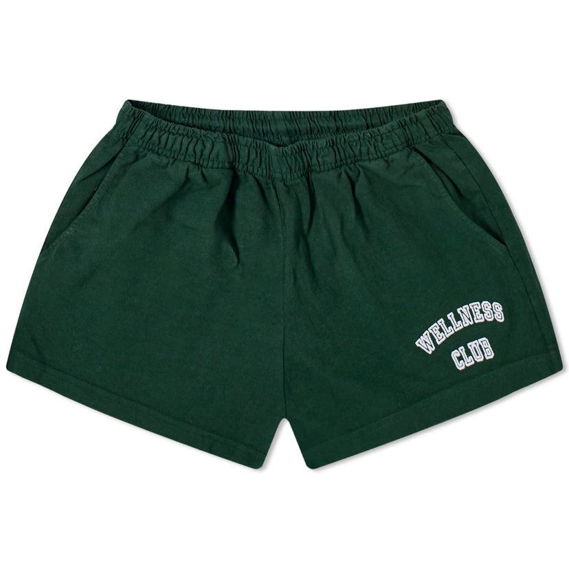 Kratke hlače Sporty & Rich Wellness Club Disco Shorts Zelena | SH874FO
