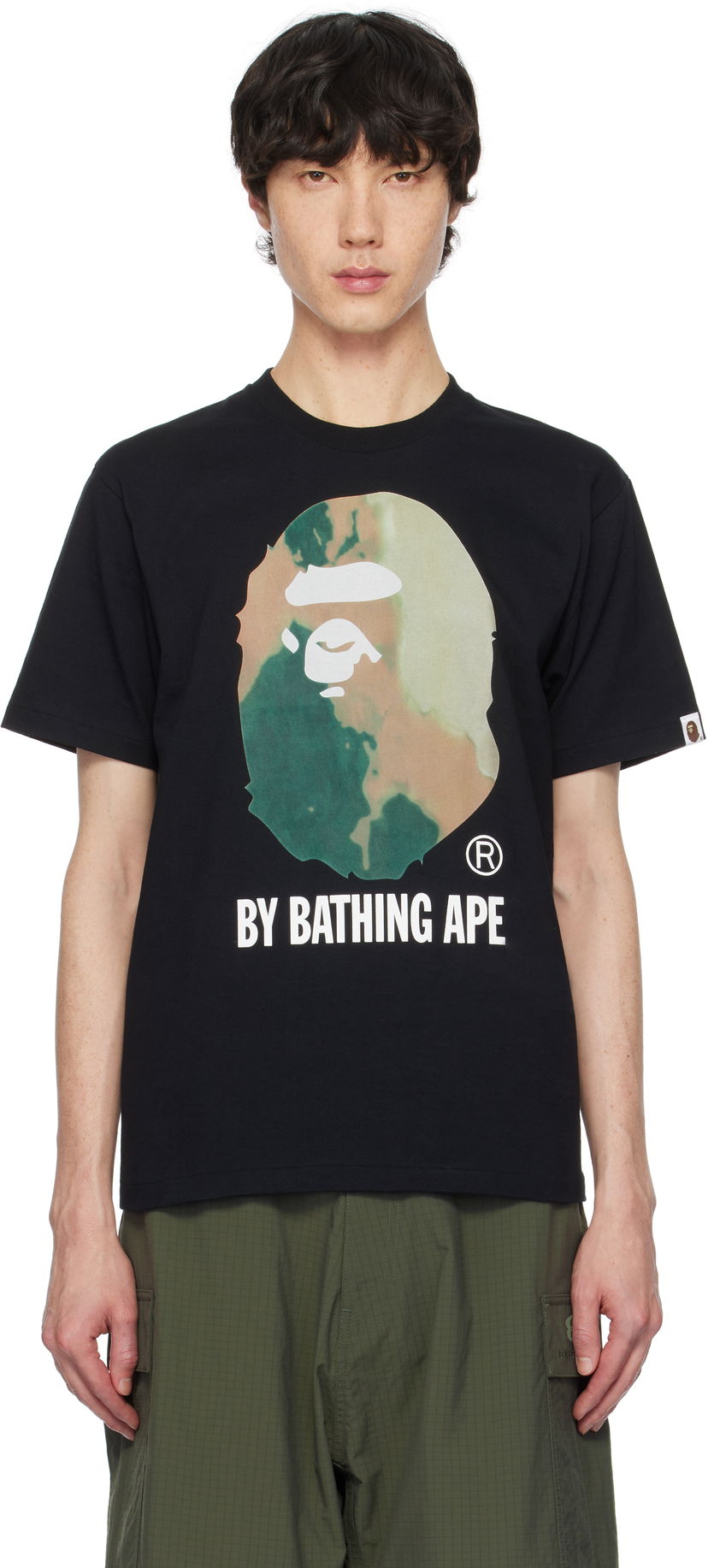 Majica kratkih rukava BAPE Tie Dye Graphic T-Shirt Crna | 001TEK801033M