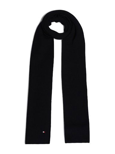 Šal Tommy Hilfiger Mid Weight Scarf Crna | AM0AM12847BDS