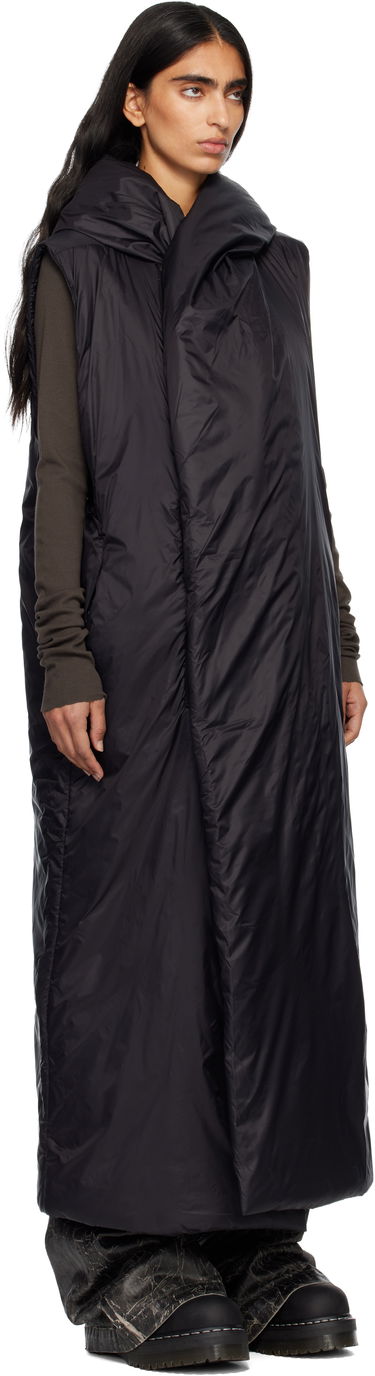 Kaputi Rick Owens Rick Owens DRKSHDW Concordians Hooded Liner Coat Crna | DS02E7922 NP, 1