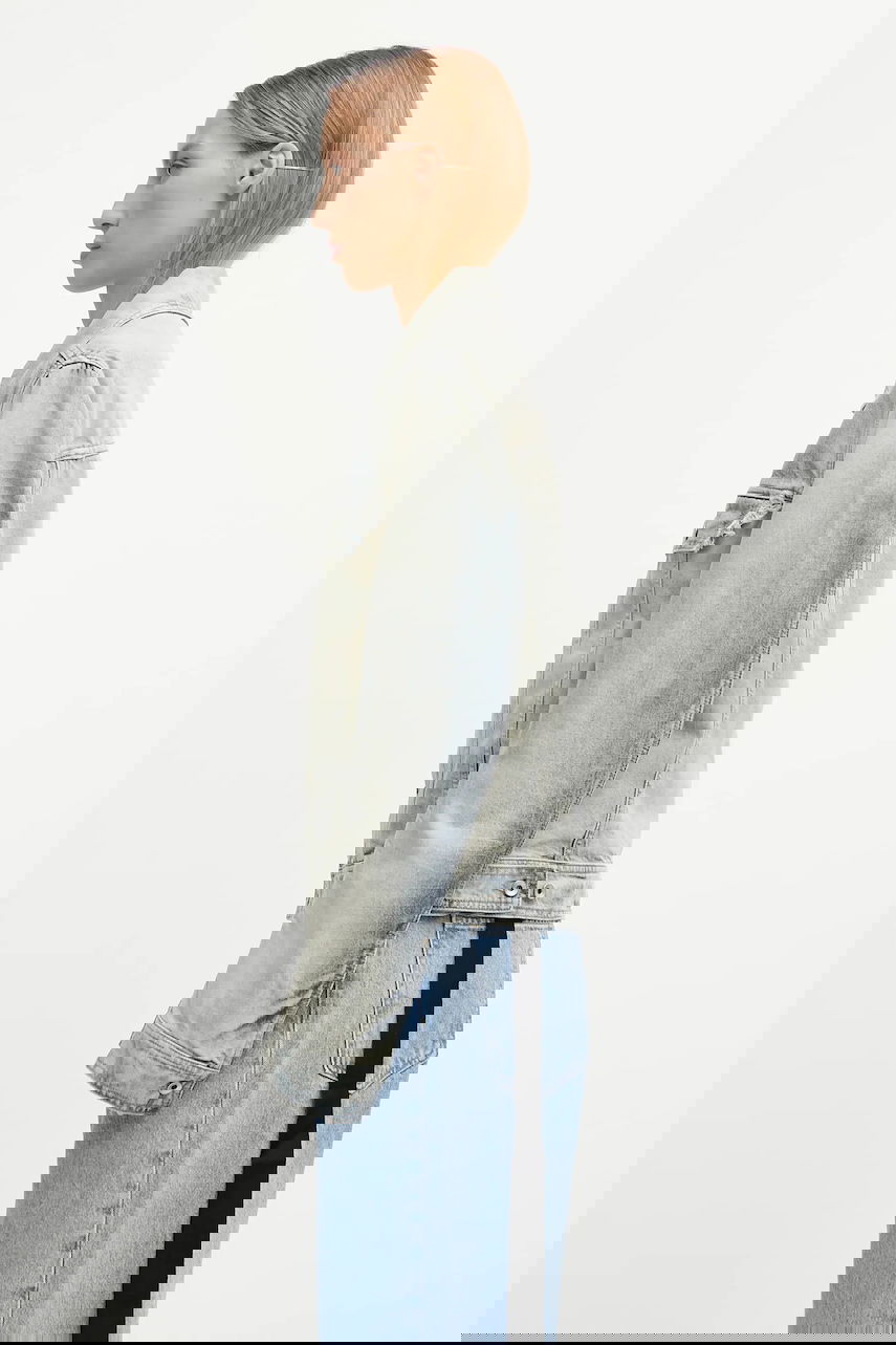 Jakna Rick Owens Rick Owens DRKSHDW Trucker Worker Denim Jacket Plava | DS02E7701.DMP, 1