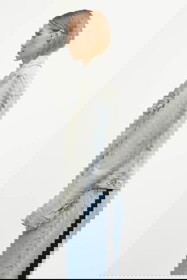 Jakna Rick Owens Rick Owens DRKSHDW Trucker Worker Denim Jacket Plava | DS02E7701.DMP, 1