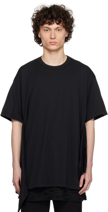 Majica kratkih rukava Comme des Garçons Homme Plus Polyester Piqué T-Shirt Crna | PO-T020-051, 0