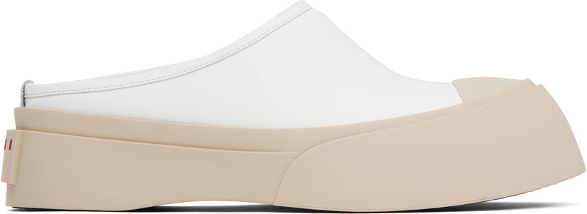 Odjeća Marni Marni Pablo Sabot Slip-On Loafers Bijela | SNZW018502 P7226