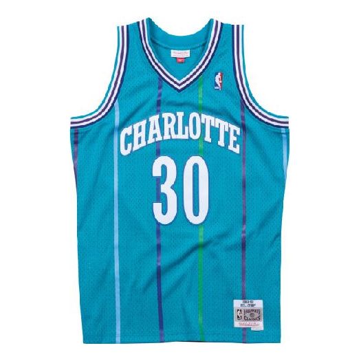 Dres Mitchell & Ness Mitchell & Ness Charlotte Hornets Dell Curry Swingman Jersey Plava | SMJYGS18146-CHOTEAL92DCU