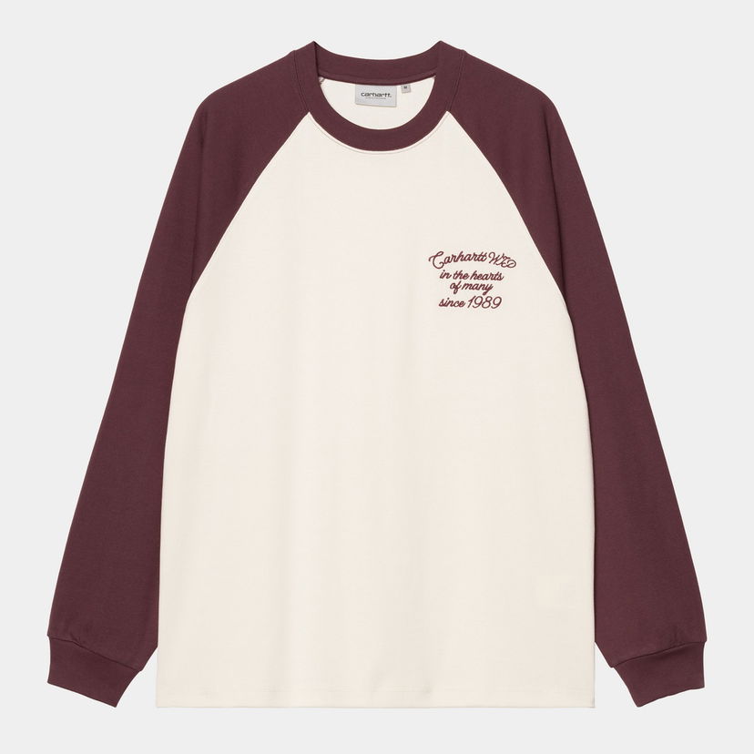 Majica kratkih rukava Carhartt WIP Carhartt WIP Alston Long Sleeve T-Shirt Bijela | I035444_18
