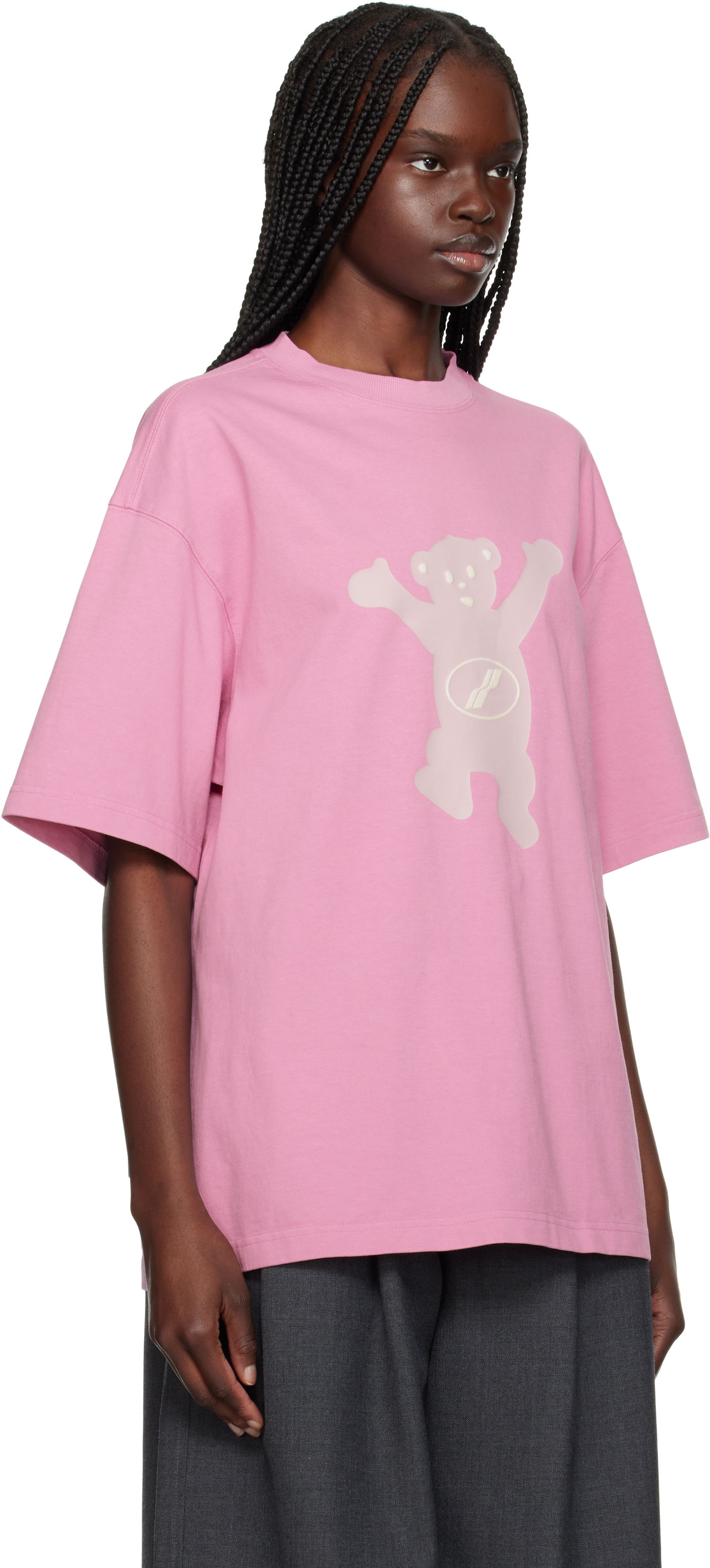 Majica kratkih rukava We11done We11done Teddy Logo T-Shirt Ružičasta | WD-TT3-22-715-U-PK, 1