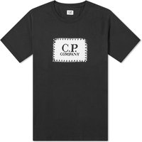 Majica kratkih rukava C.P. Company Label Logo T-Shirt Crna | 15CMTS042A-005100W-888, 1