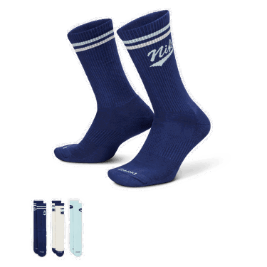 Čarape Nike Everyday Plus Mid-Calf Socks (3 Pairs) Plava | HJ9336-902, 1