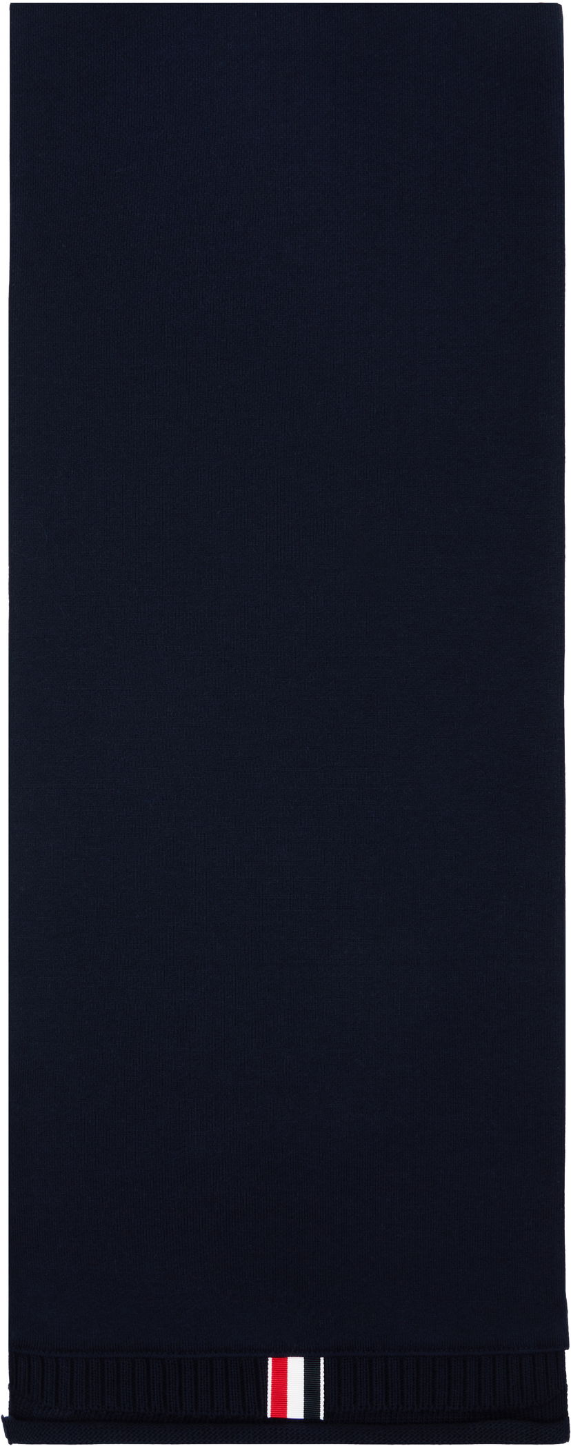 Šal Thom Browne Classic Loopback Scarf Plava | UJH002A-03037