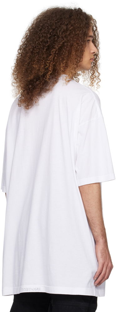 Majica kratkih rukava We11done Oversized Graphic T-Shirt Bijela | WD-TT0-24-810-U-WH, 2