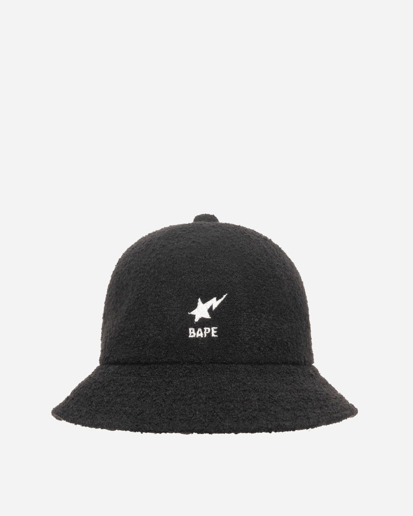 Šešir BAPE A Bathing Ape Sta Pile Bucket Hat Crna | 1H30180009 001