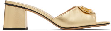 Tenisice i cipele Valentino Valentino Garavani VLogo Signature Heeled Slide Sandals Metalik | 7W2S0MH7KDR, 0