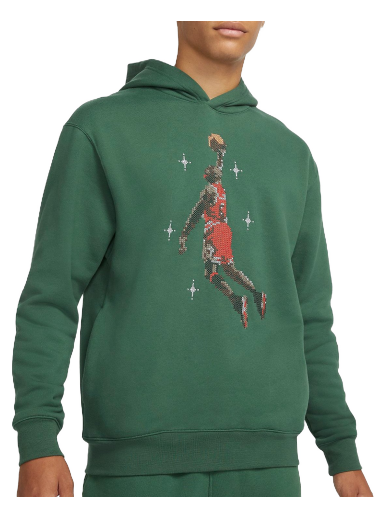 Dukserice Jordan Essential Graphic Fleece Hoodie Zelena | dc9713-333
