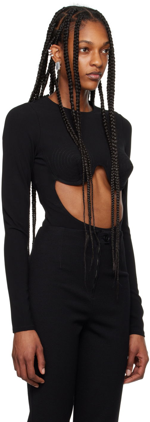 Body Jean Paul Gaultier Gaultier Cone Bra Bodysuit Crna | 24/25-F-BD017-J053-00, 1