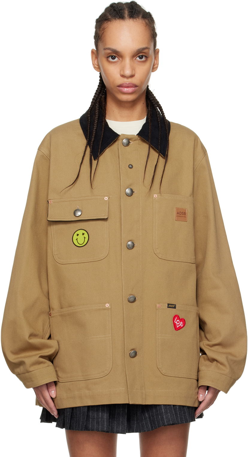 Jakna Andersson Bell Andersson Bell Cotton Chore Jacket Smeđa | awa678m