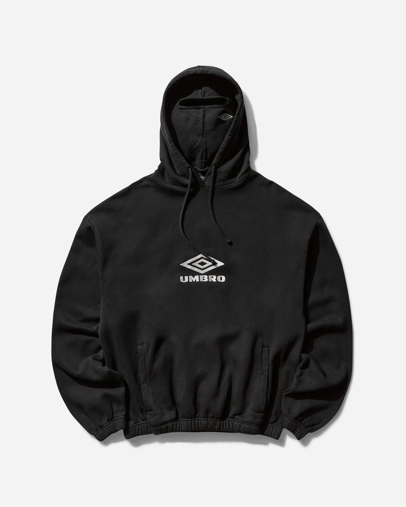 Dukserice Umbro Masked Logo Hoodie Crna | UBMW0216FA147 BLK0020