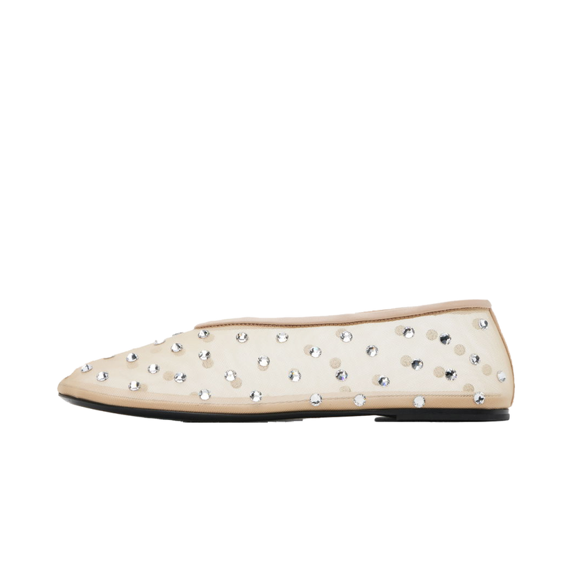 Tenisice i cipele Khaite 'The Marcy' Ballerina Flats Bež | F4038-4068