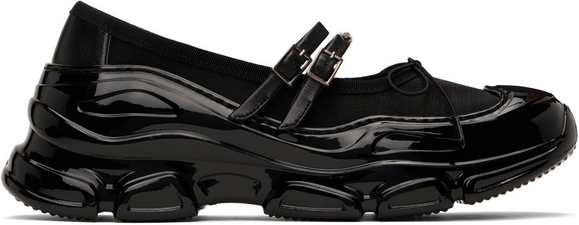 Odjeća Simone Rocha Simone Rocha Mesh Tracker Ballerinas Crna | HT20B-M 0804