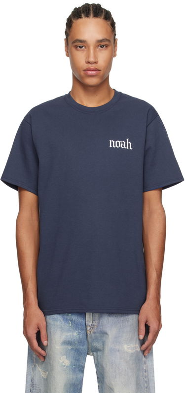 Majica kratkih rukava Noah Noah Gothic 'N' T-Shirt Tamnoplava | T260SS25NVY, 0