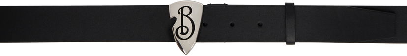 Pojasevi Burberry Burberry Leather B Shield Belt Crna | 8103791