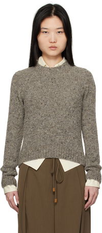 &Daughter Arden Donegal Crewneck Sweater