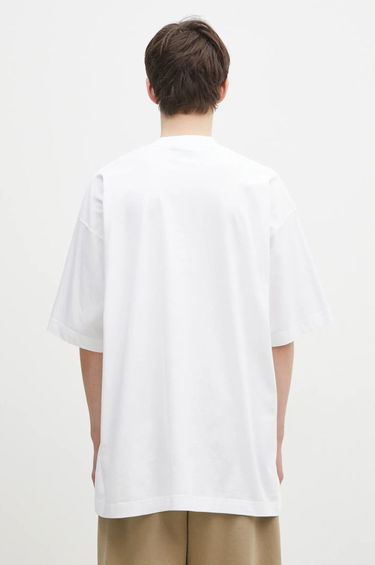 Majica kratkih rukava VETEMENTS Embroidered Logo Oversized T-Shirt Bijela | UA66TR765W, 2